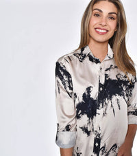 Emily Phillips - Tie Dye Tencel Girlfriend Mini Dress