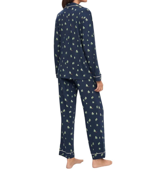 Eberjey - Gisele Printed TENCEL™ Modal Long PJ Set