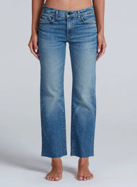 Askk Ny - Cat Mid-rise Straight Leg Jean