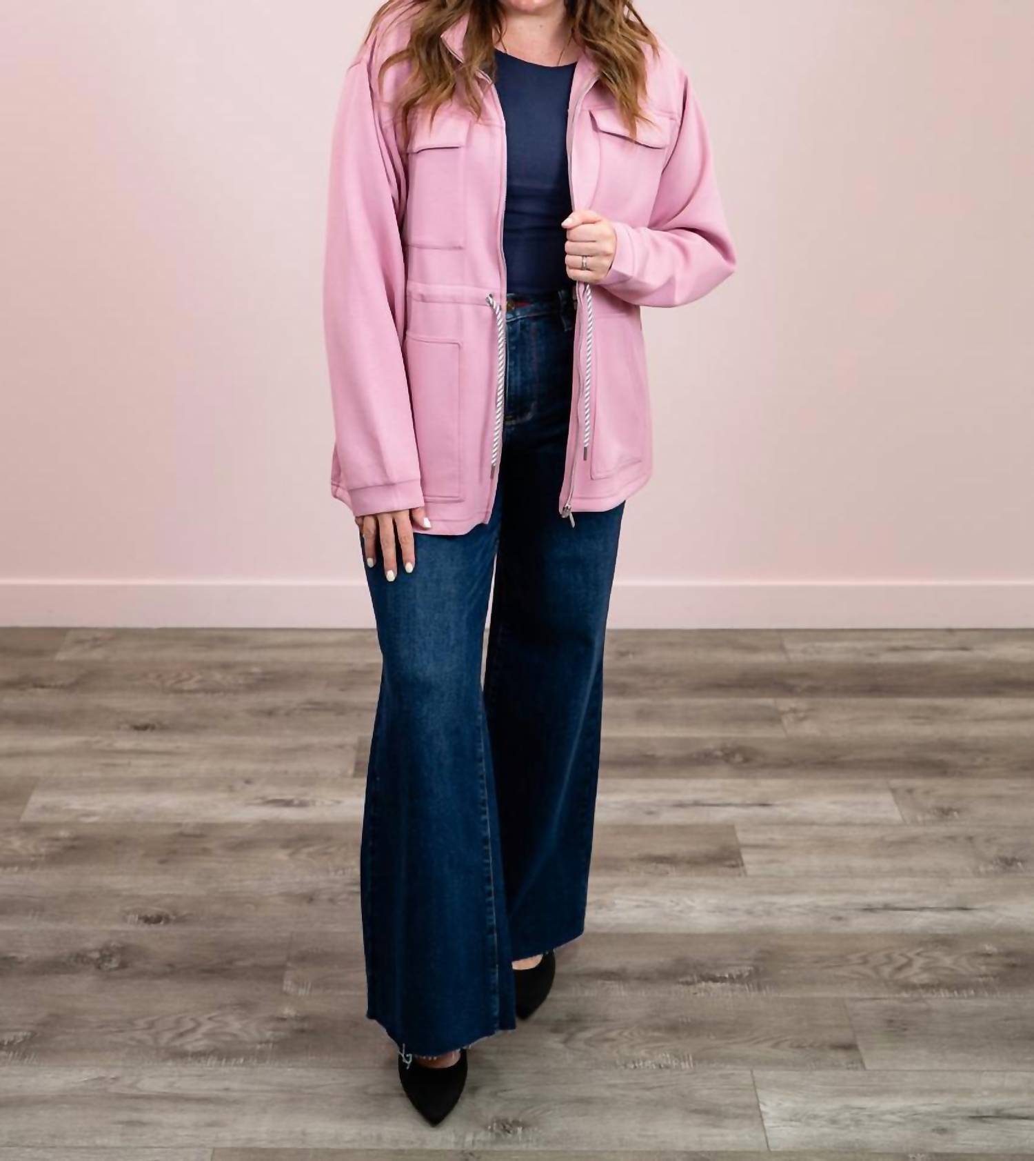 Rd Style - Soft Knit Zip Up Jacket