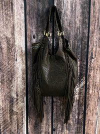 Kippys - Leather Embellished Shoulder Bag