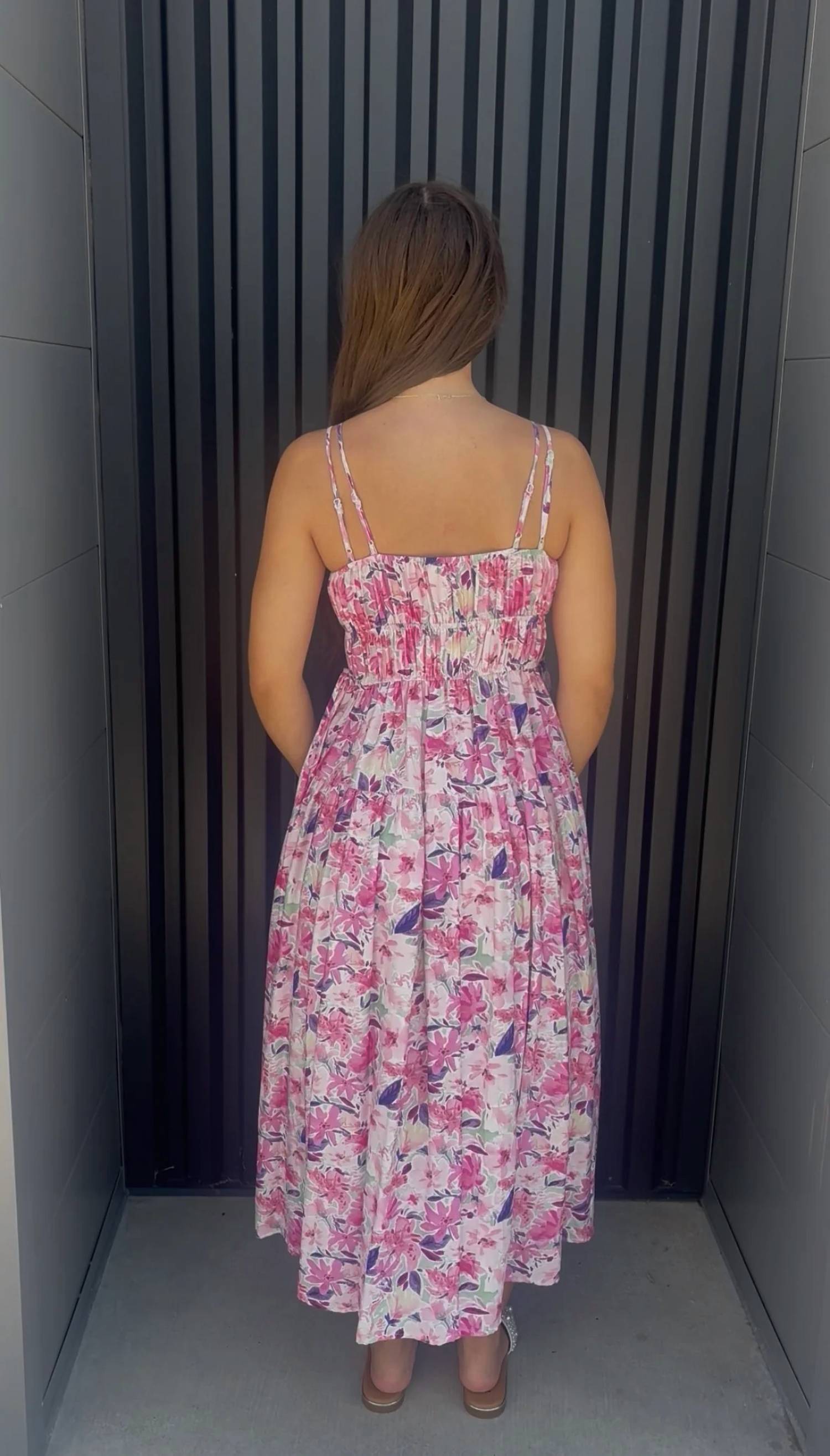 In February - Floral Midi Dress