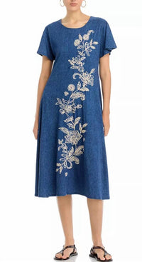 Johnny Was - Flutter sleeve knit dress
