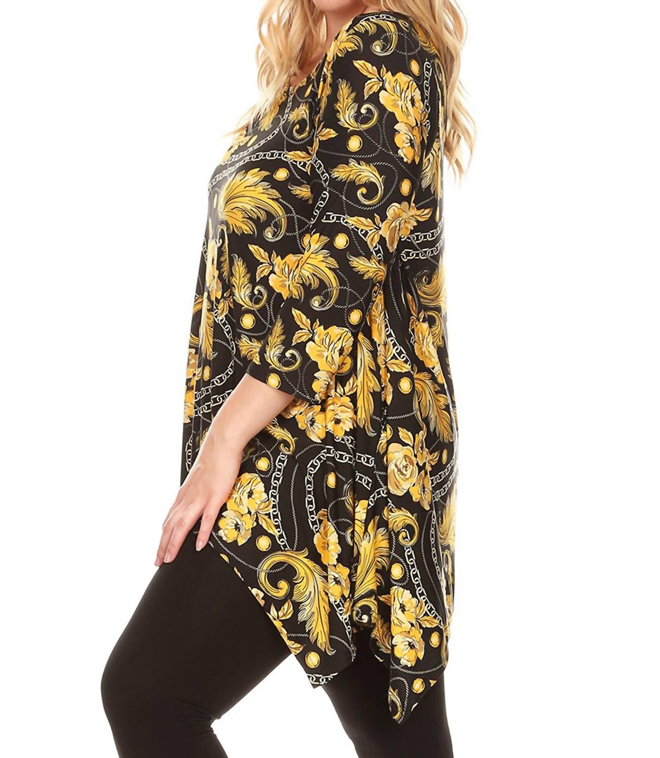 White Mark - Plus Size Alegra Tunic Top