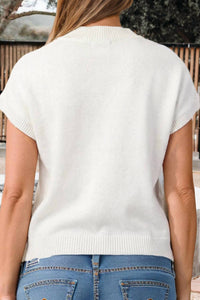 66Disco - Cowgirl Horseshoe Mock Neck Knit Top
