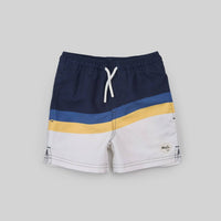 Miles Baby - Boy's Blocked Stripe Swimming Trunks