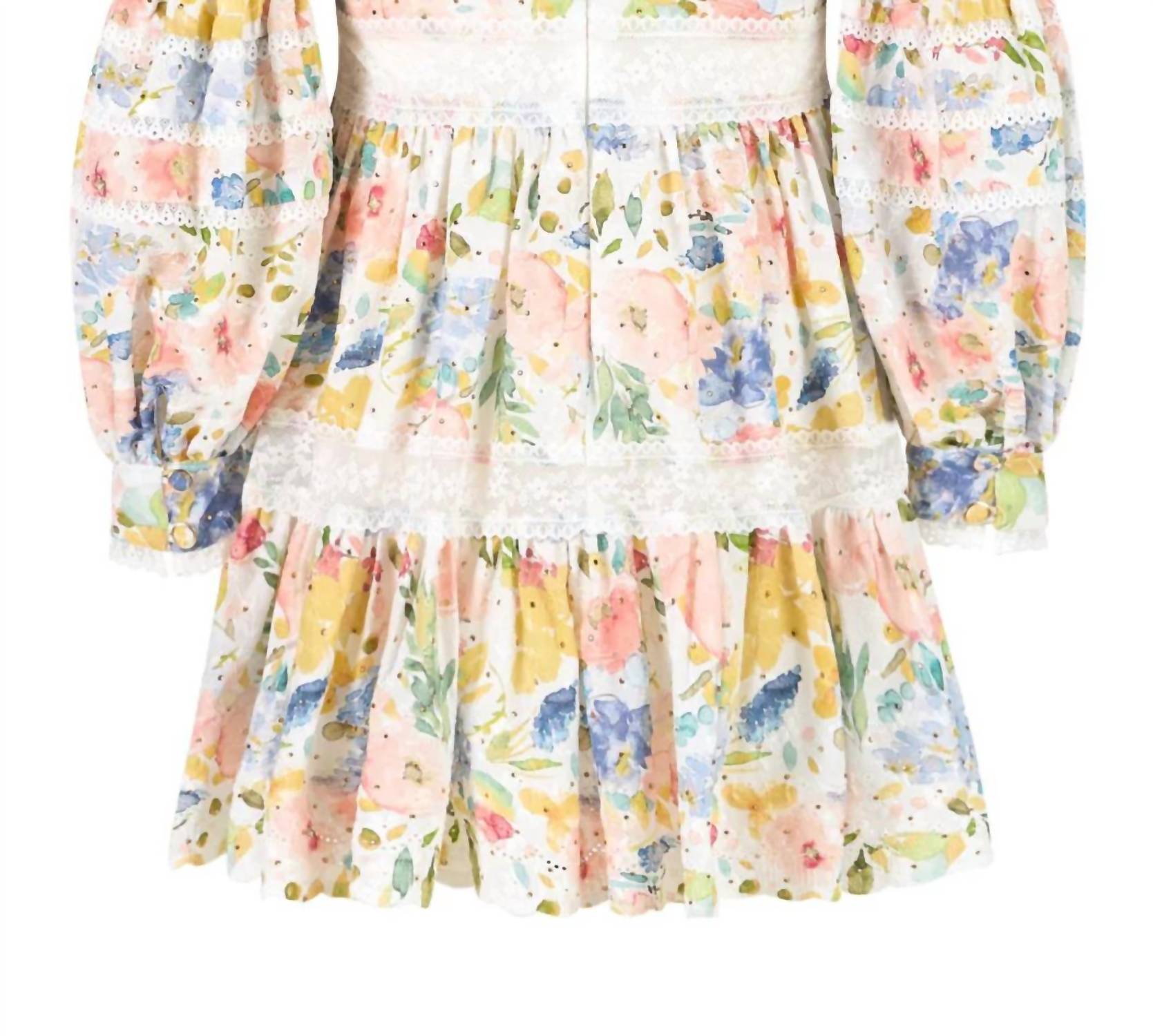 Marlo - Girls Lina Embroidered Mini Dress