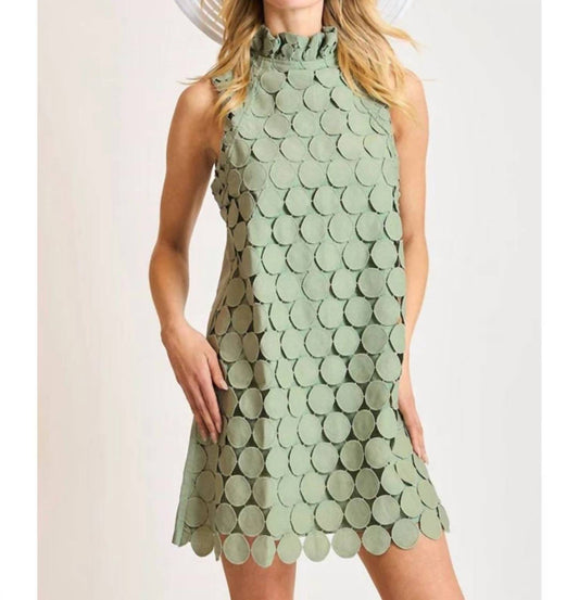 Umgee - Sleeveless Polka Dot Dress