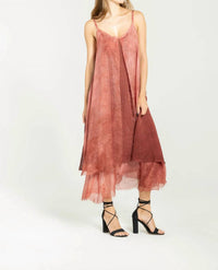 Sanctamuerte - Mesh Slip Midi Dress