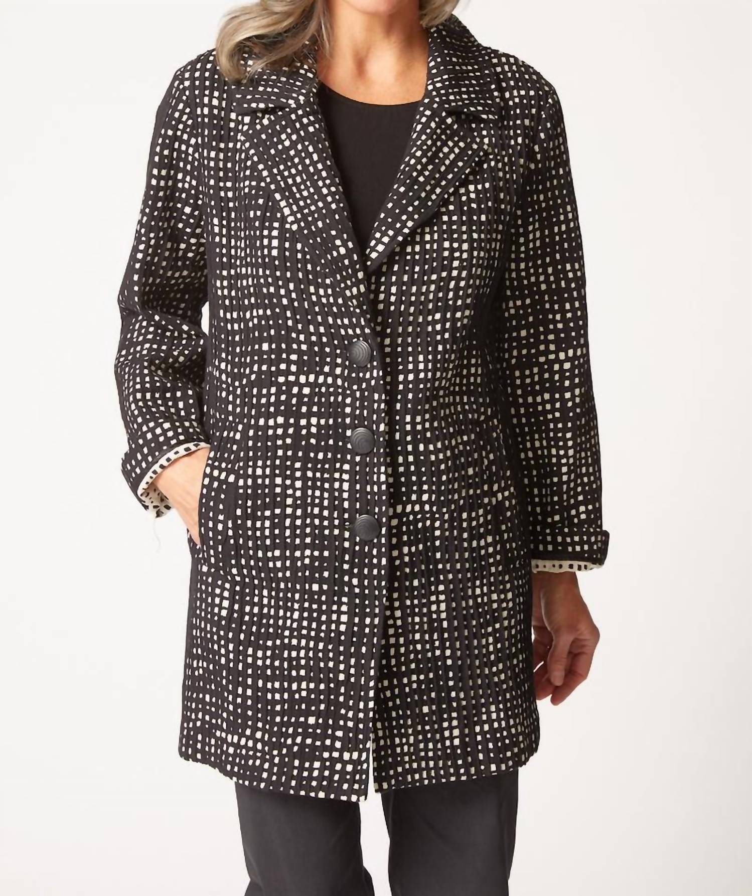 Habitat - Autumn Check Paris Car Coat