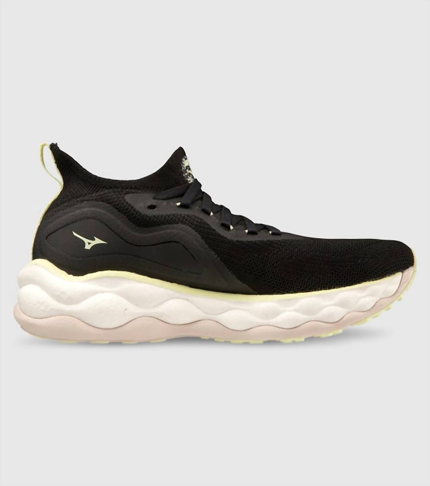 MIZUNO Women's Wave Neo Ultra Sneaker in undyed black white - women's sneaker