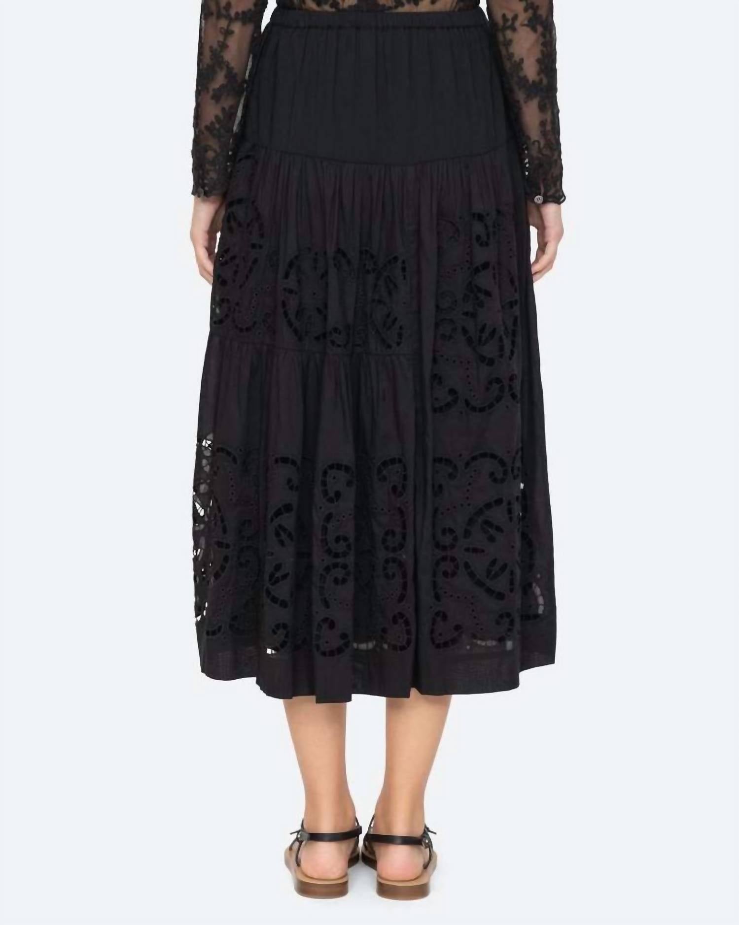Sea - Dahlia Eyelit Skirt