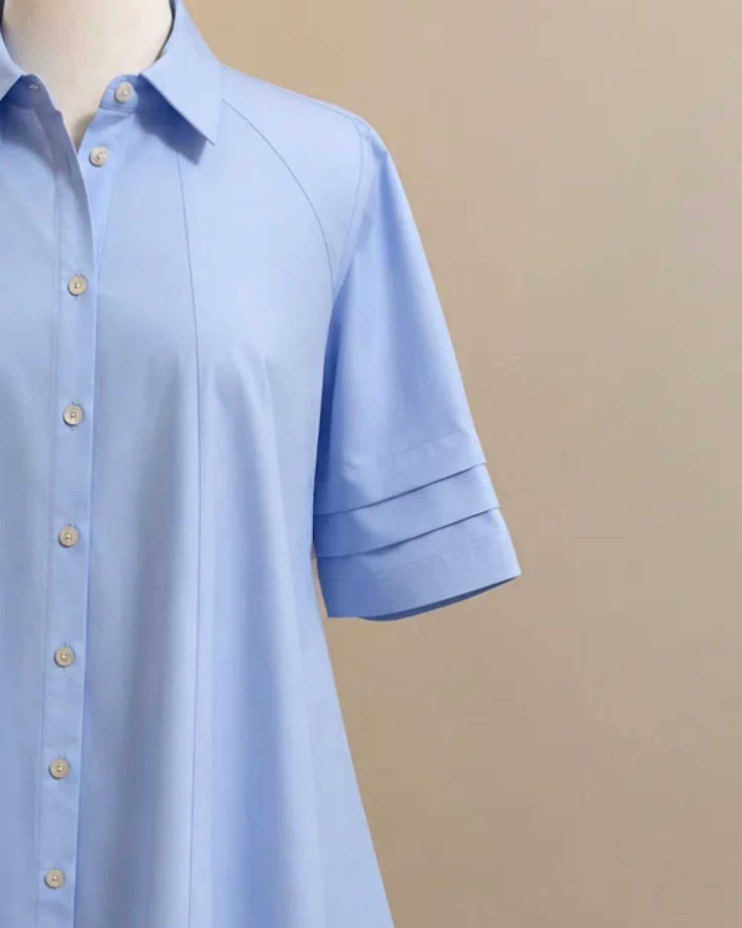 Pinch - Women's Button Down Poplin Mini Dress