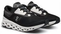 On Women's Cloudstratus 3 Shoe in black - women's sneaker - view 4
