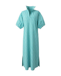 Adrienne - Women's Blakely Seer Gingham Dress