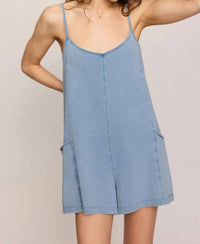 Z Supply - Go Easy Jersey Denim Romper
