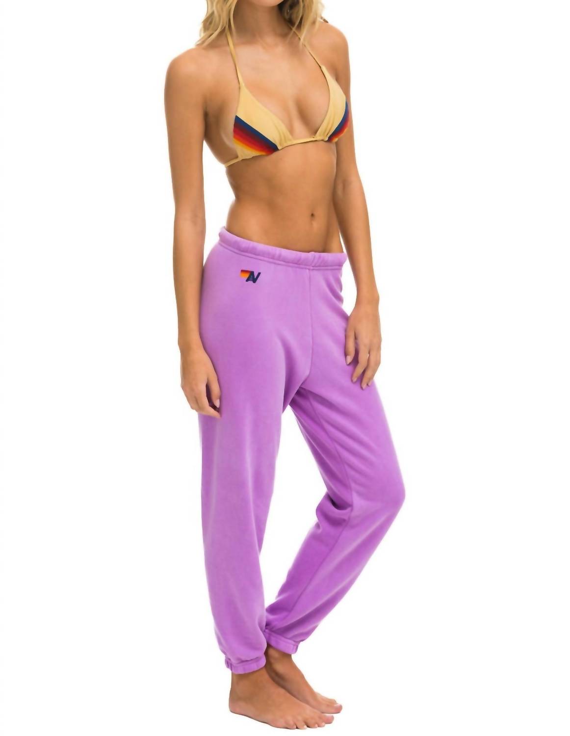 Aviator Nation - Women's Five Stripe Sweatpant