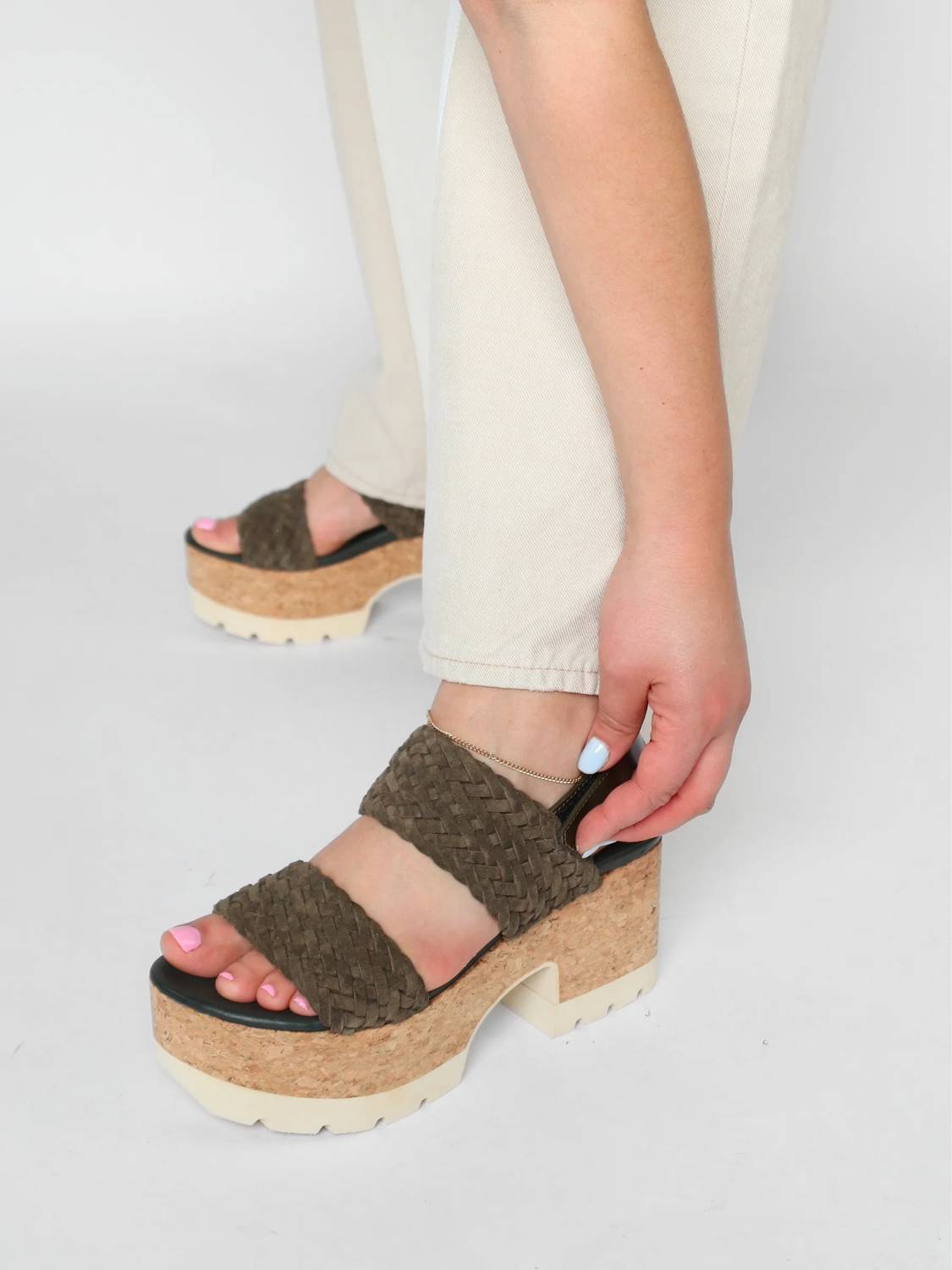 Homers - Women's Venice Trenza Suede Sandal