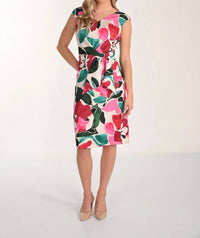 Frank Lyman - Sleeveless Floral Sheath Dress