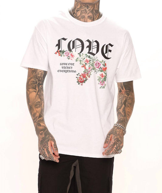 L.O.V.E - MEN'S FLORAL LOVE AK T-SHIRT