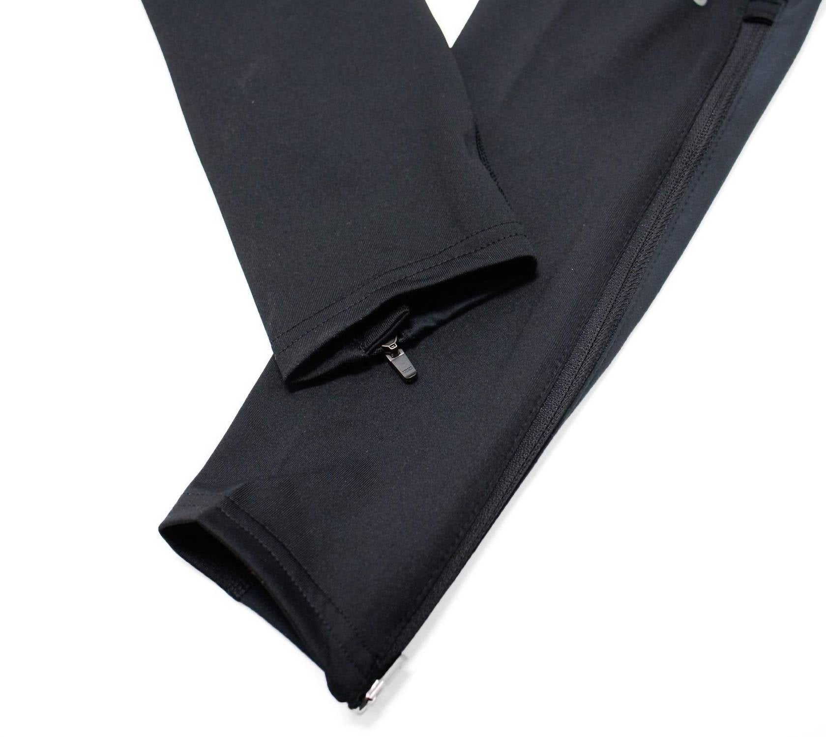 adidas Men's Saturday Warm Running Leggings in black - men's pants - view 6