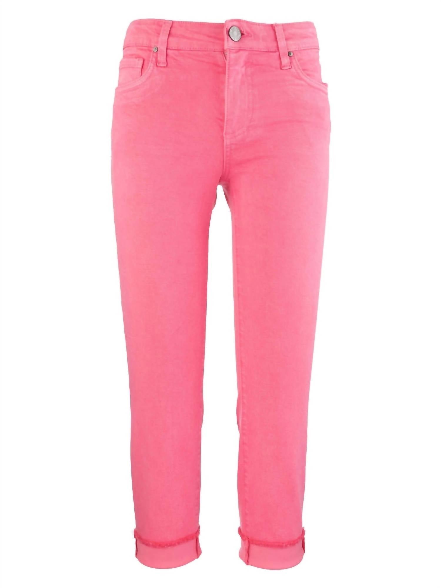 Kut From The Kloth - Women's Amy Crop Straight Leg-roll Up