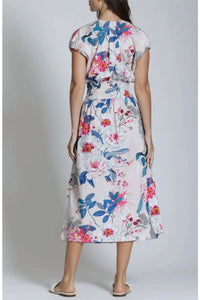Apny - SMOCKED WAIST MIDI DRESS