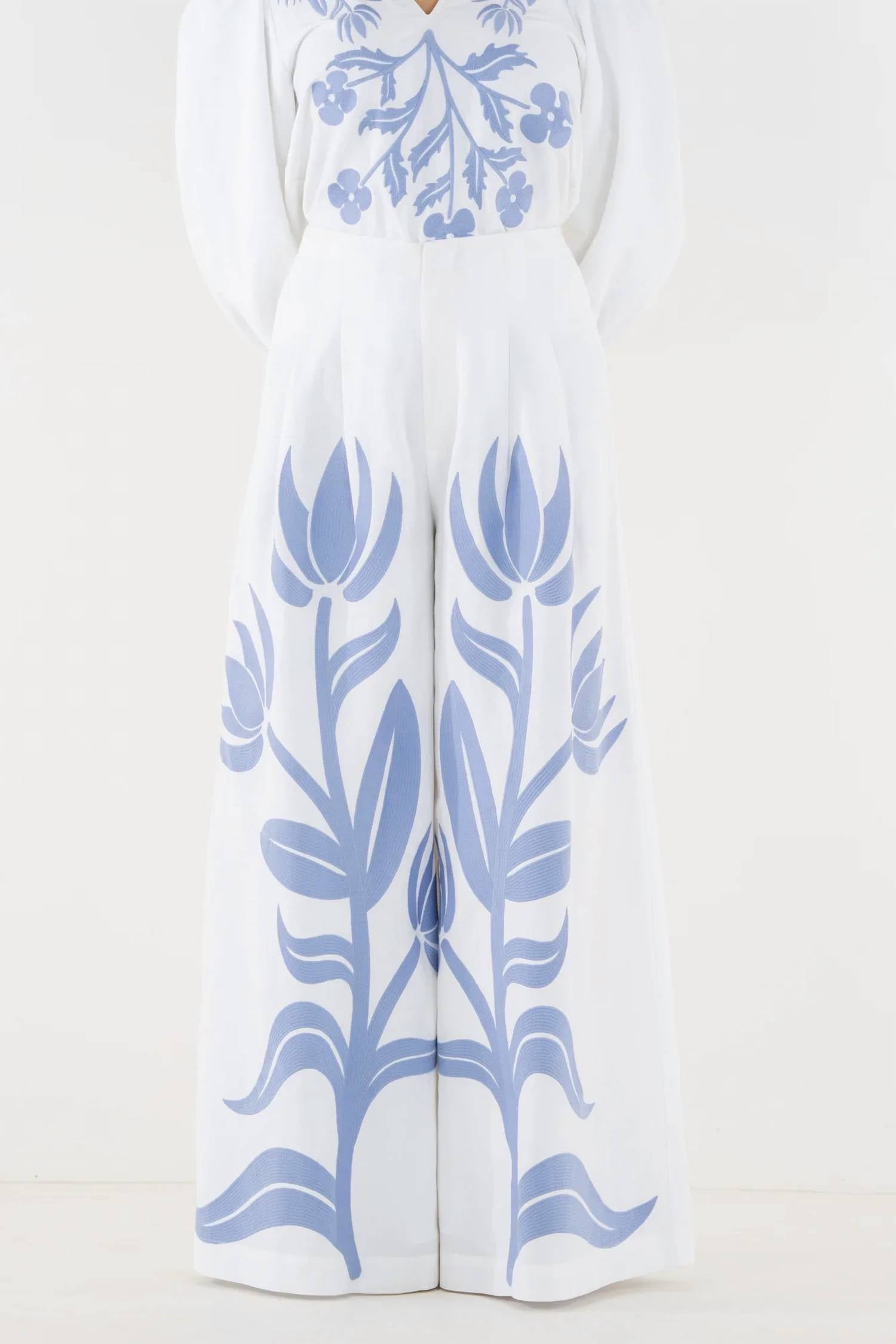 Emily Mccarthy - Paisley Wide Leg Pant