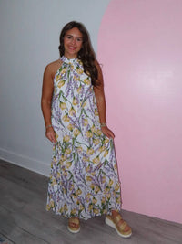 Umgee - Florence Floral Maxi Dress