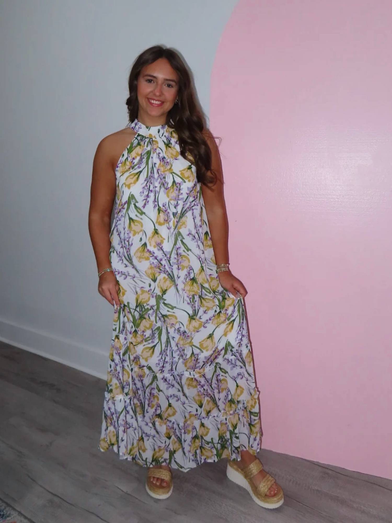 Umgee - Florence Floral Maxi Dress