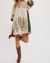 Bluivy - Boho Babydoll Dress