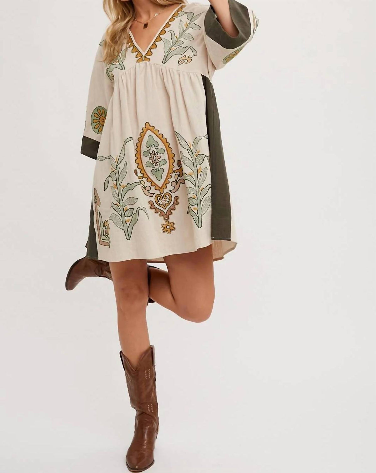 Bluivy - Boho Babydoll Dress