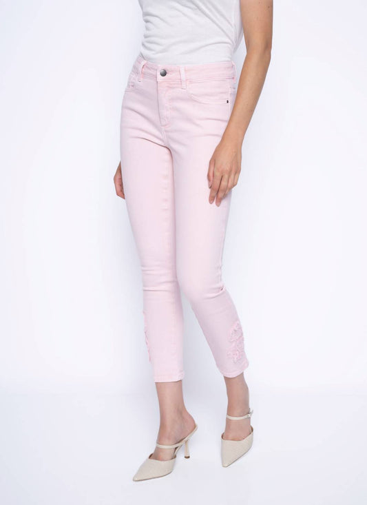 Picadilly - Women's Embellished Pink Jeans
