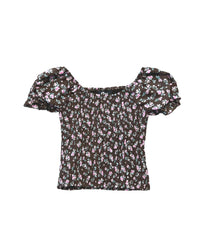 Flowers By Zoe - Girls' Puff Sleeve Top