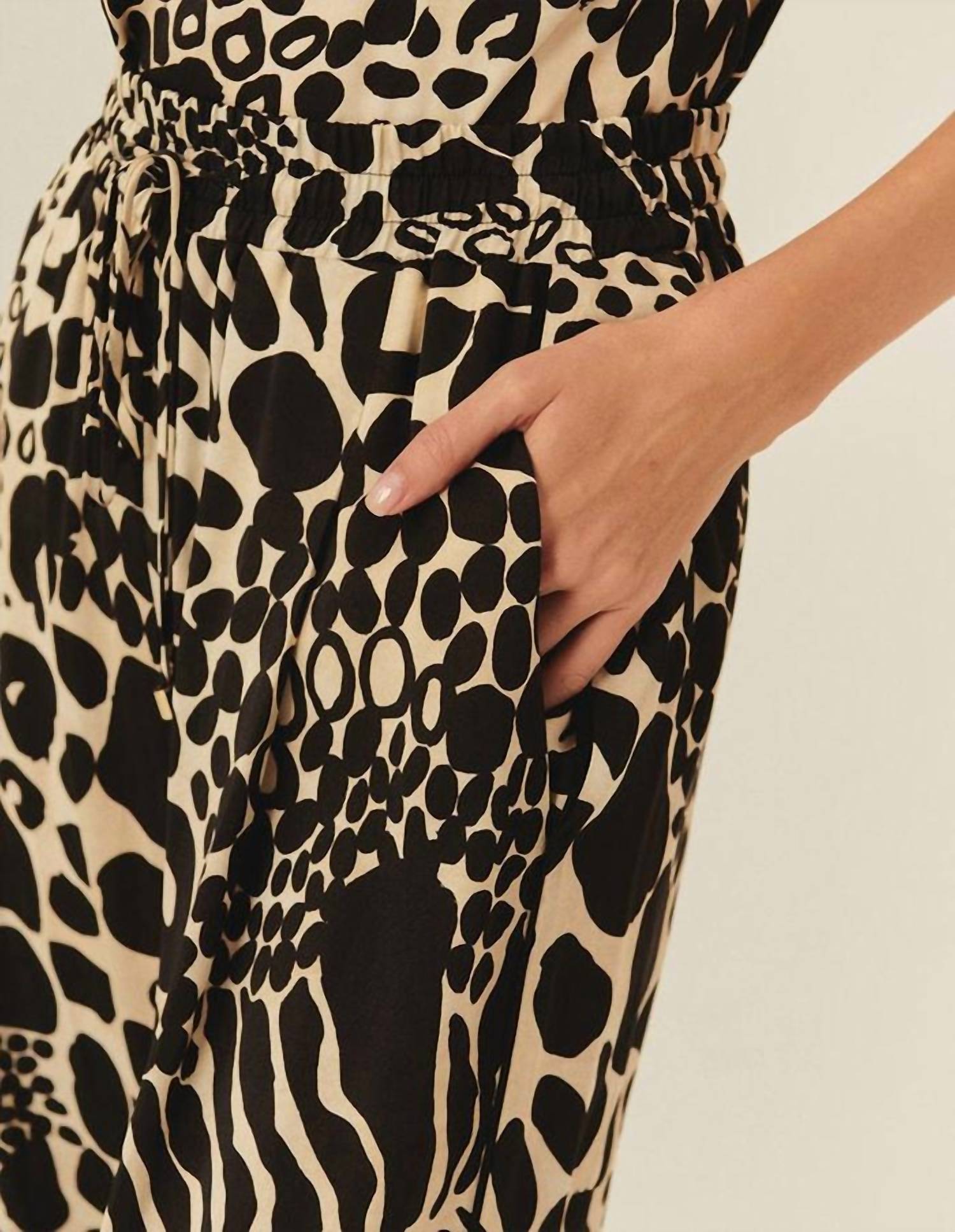 Exquise - Tailored Linen Palazzo Pant