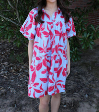 Aureum - Graceful Mini Shirt Dress