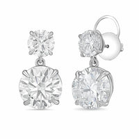 Diana M Jewels - Women's Round Lab-Grown Diamond Stud Earrings (15.00 Ct TCW) - Grand
