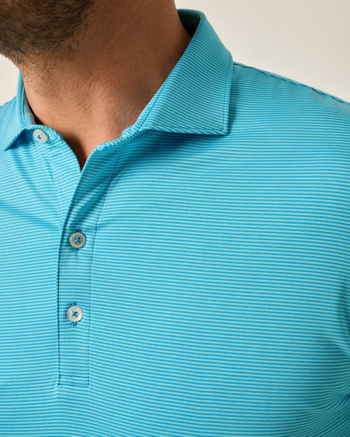 Johnnie-O - Performance Jersey Polo - Lyndonn Stripe