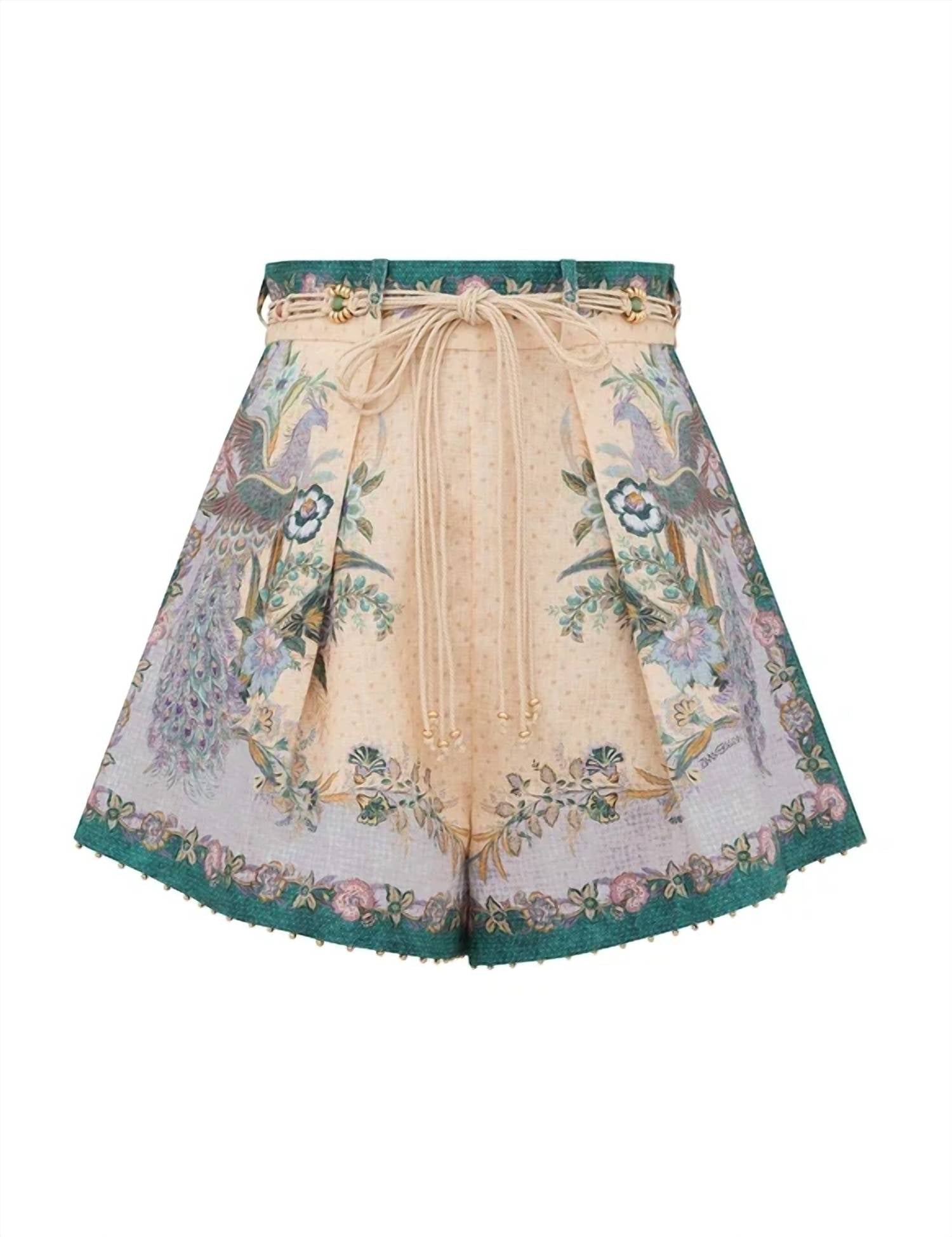 Zimmermann - Indra Tuck Shorts