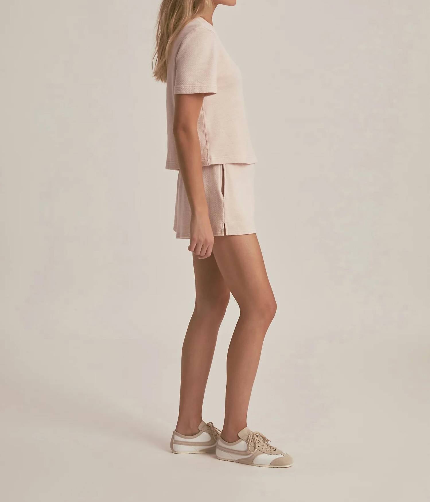 Favorite Daughter After Work Tee Top in rosewater - women's t-shirt - detail view
