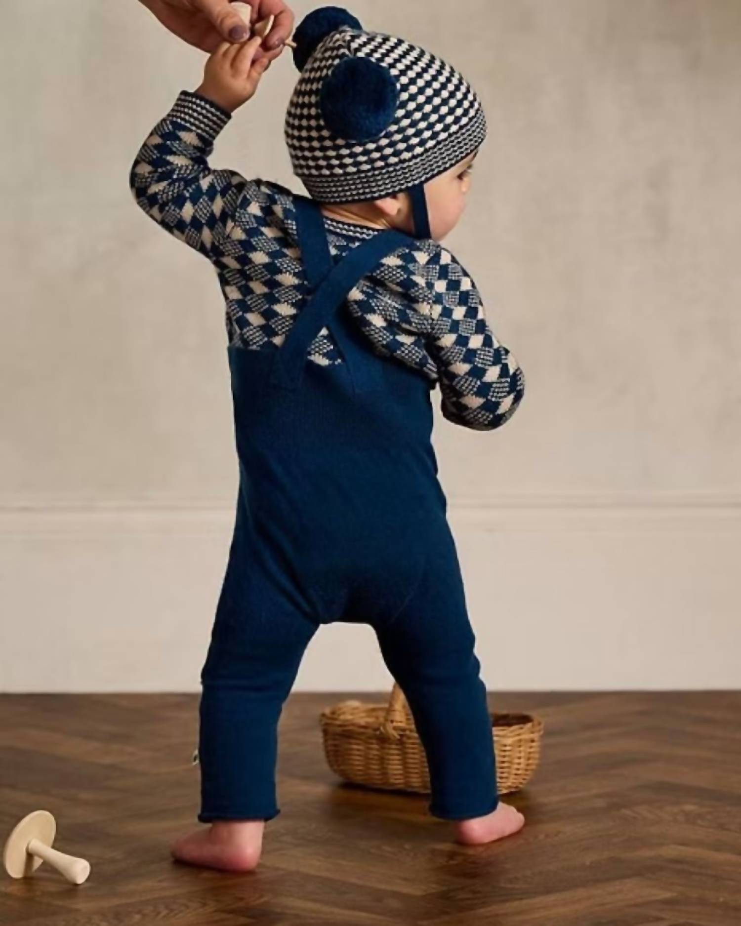 The Bonnie Mob - Babys Sweater Set Dungaree Jumpsuit