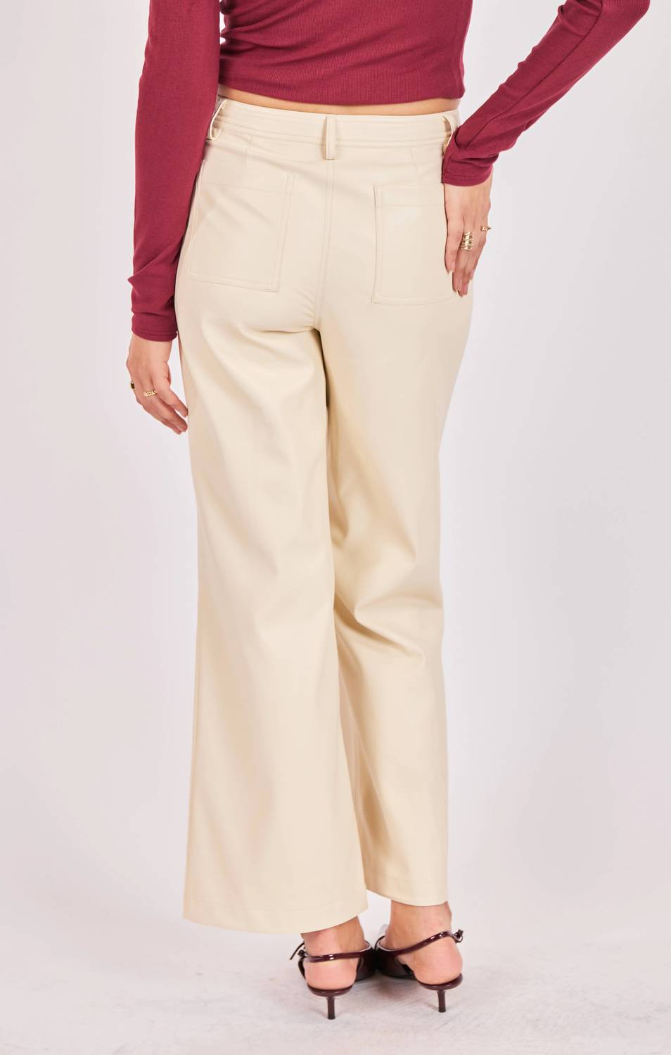 Sadie & Sage - Faux Leather Pants