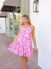 Tcec - Abstract Swirl Mini Dress