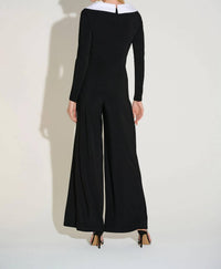 Joseph Ribkoff - Ruched Wide Leg Jumpsuit