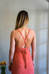 Le Lis - Morocco And Mimosas Surplice Top Leg Slit Midi Dress
