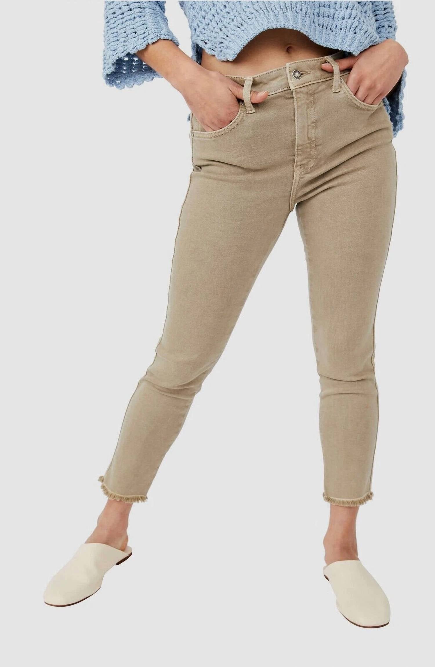 Free People - Raw High Rise Jeggings