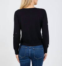 J. Society - Ariana Brooch Crew Sweater