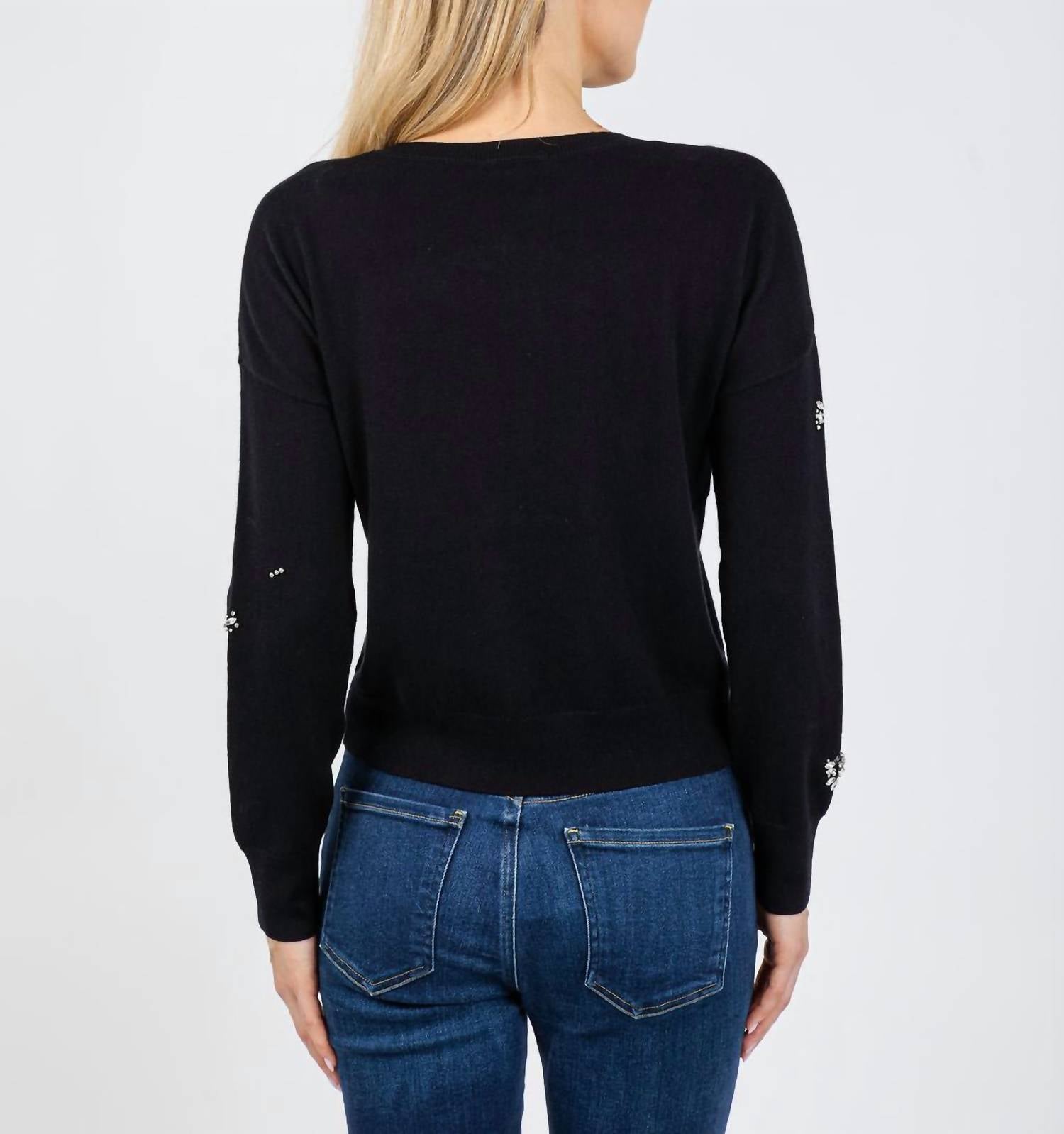 J. Society - Ariana Brooch Crew Sweater