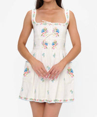 Show Me Your Mumu Demi Mini Dress in white - women's dress - view 4