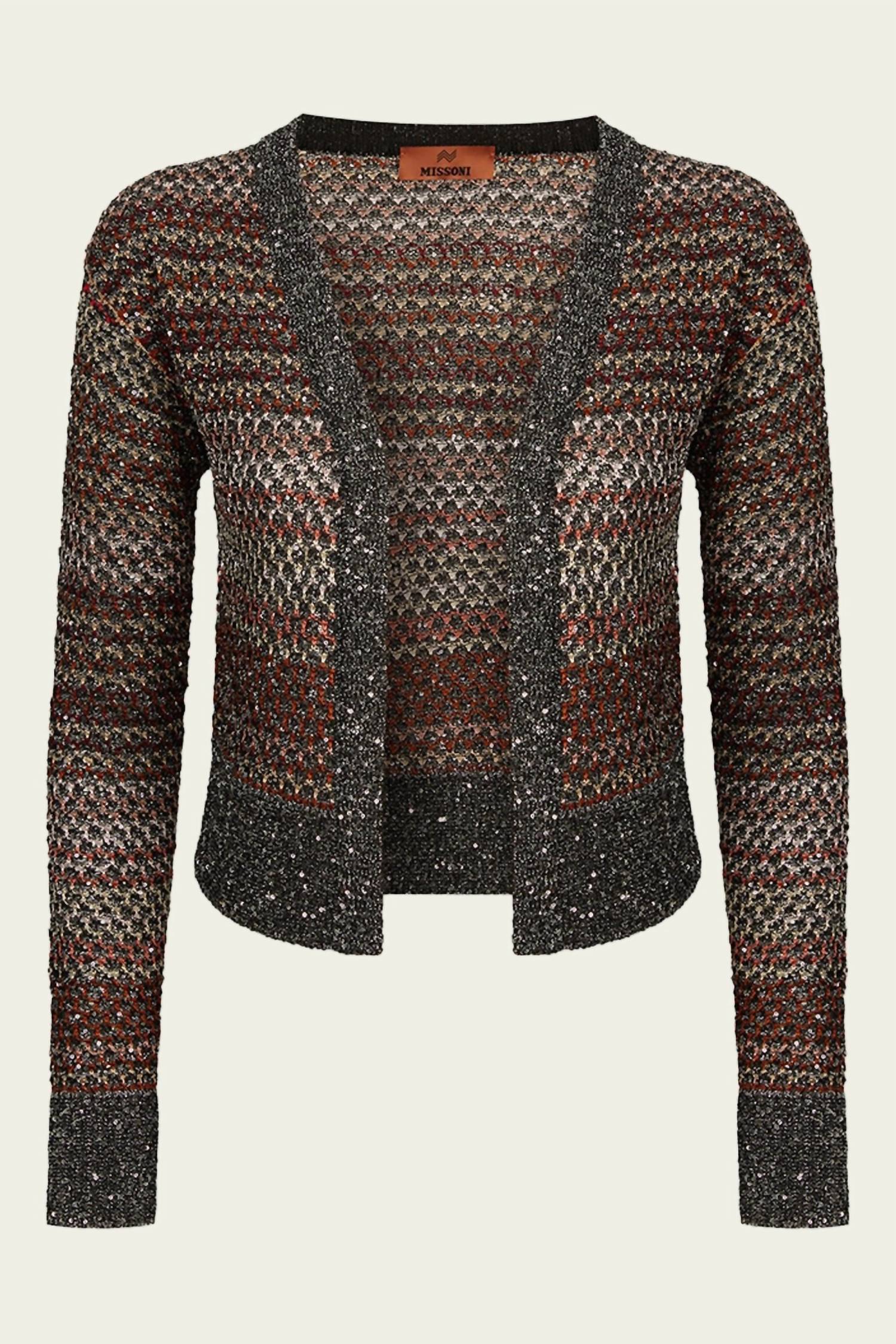 Missoni - Sequin-embellished Knitted Cardigan